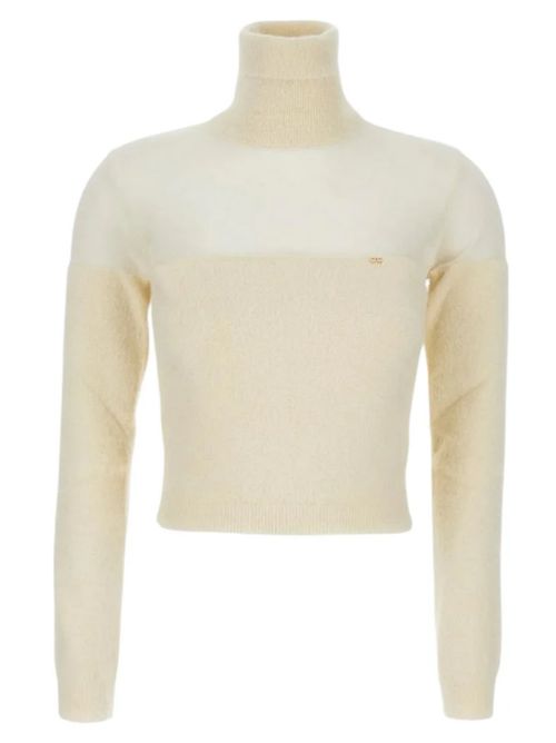 CROPPED TURTLENECK ELISABETTA FRANCHI | MK54T57E2DZ9 Milk